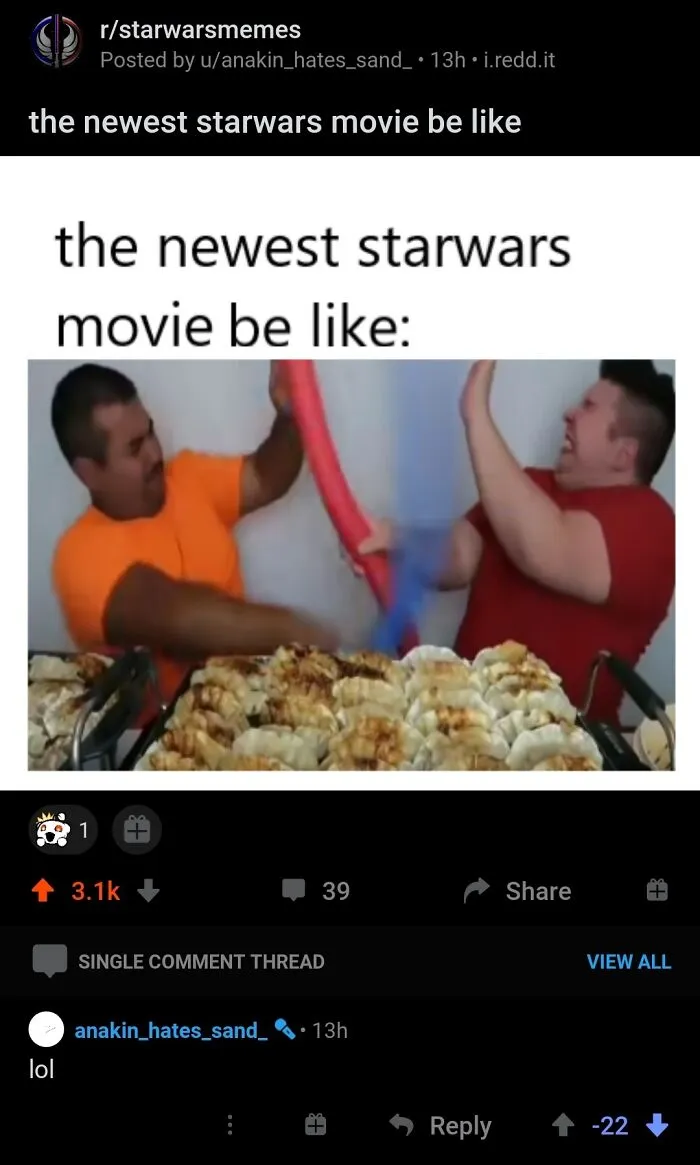 Reddit poster replies lol to their own post, a classic example of when people pretended to be someone else.