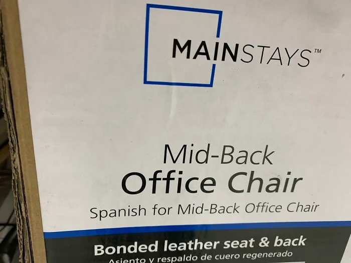 They Forgot To Actually Put The Spanish In For “Mid-Back Office Chair”