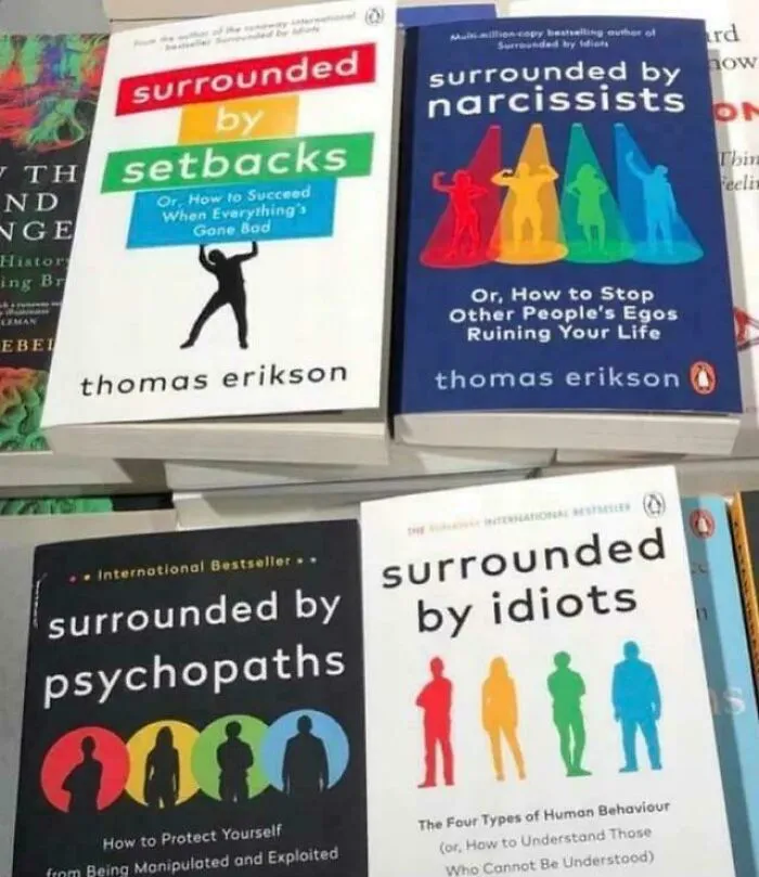 A collection of books by Thomas Erikson about dealing with narcissists and other main character personalities.