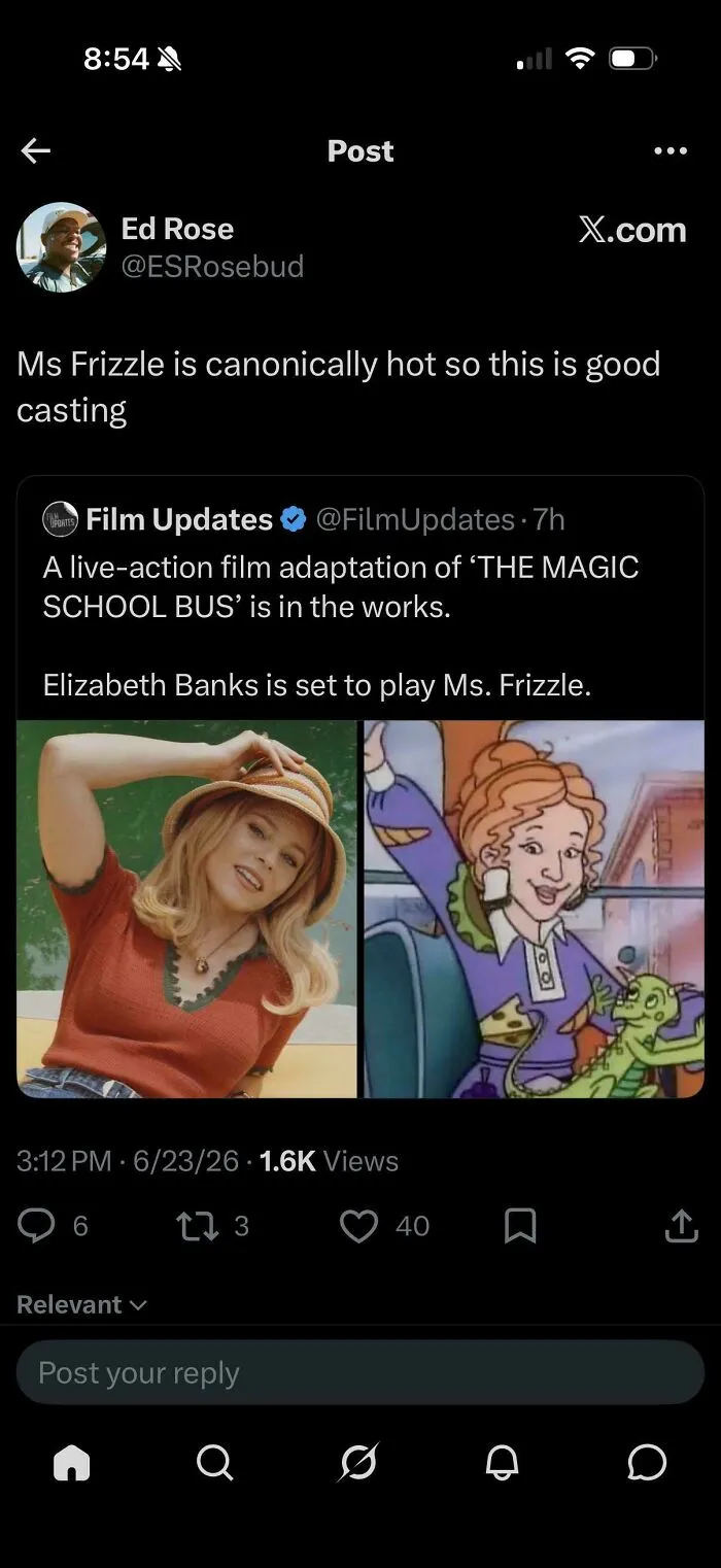 MS Frizzle Is Canonically Hot