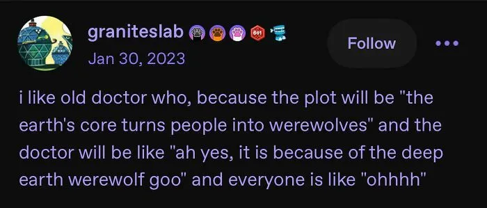 It Is Because Of The Deep Earth Werewolf Goo