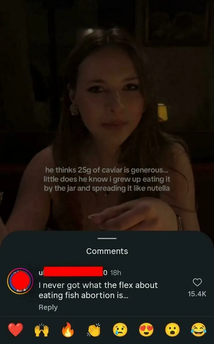 "I Never Got What The Flex About Eating Fish Abortion Is"