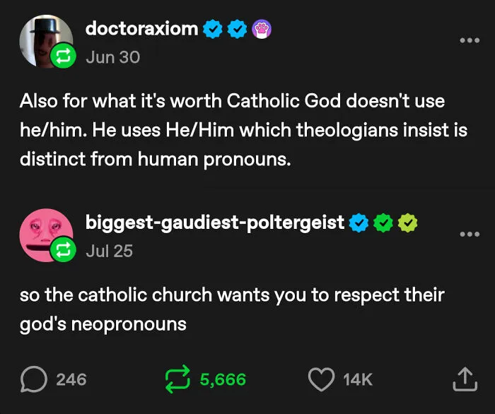 The Catholic Church Wants You To Respect Their God's Neopronouns