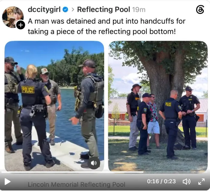 Reflecting Pool Criminal, How Dare He!
