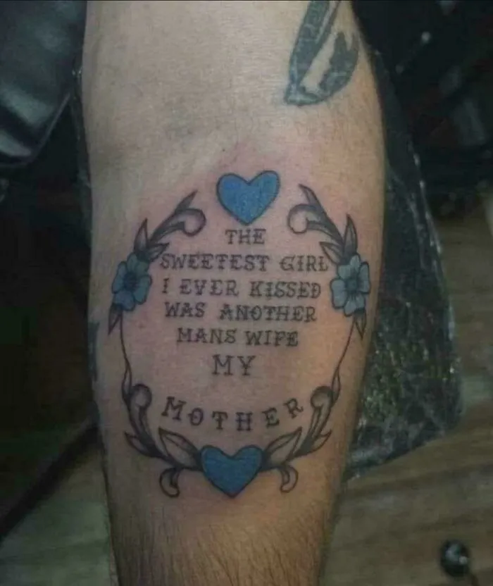 A Bad Tattoo For Many Reasons -- The Missing Apostrophe Is Only A Small Issue I Suppose