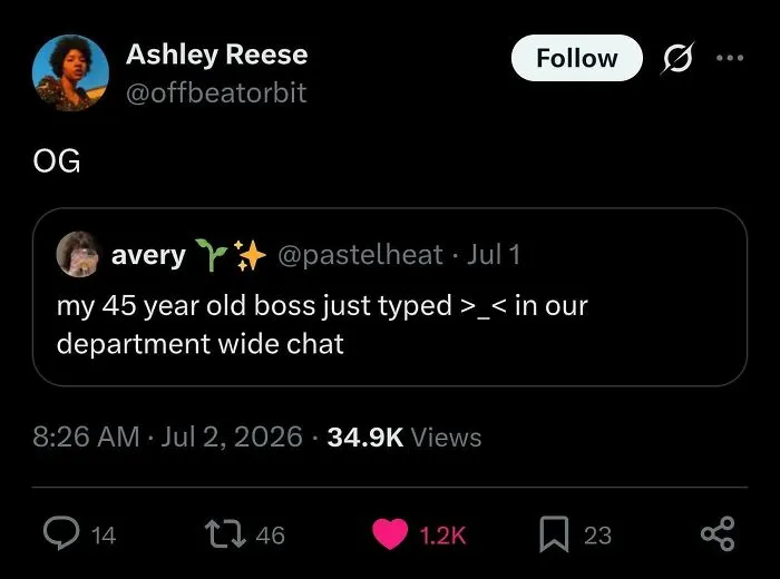 Realistically, They Were Probably In Their Teens & 20s On Myspace And Aol Going Xd