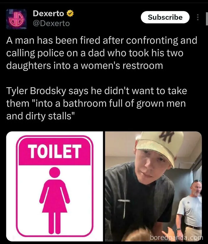 Update On The Viral Video Of Man Taking His Daughter To Women Restroom