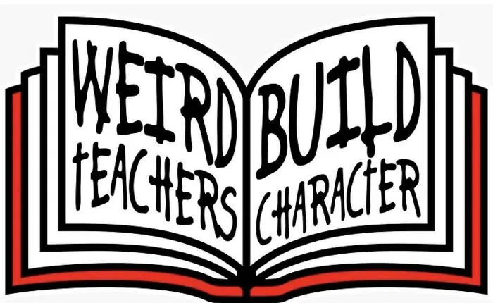 Open book graphic with confusing text layout showing badly designed signs.
