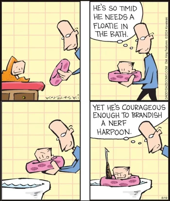 30 “Daddy Daze” Comics That Turn The Relatable Moments Of Parenthood Into Humor
