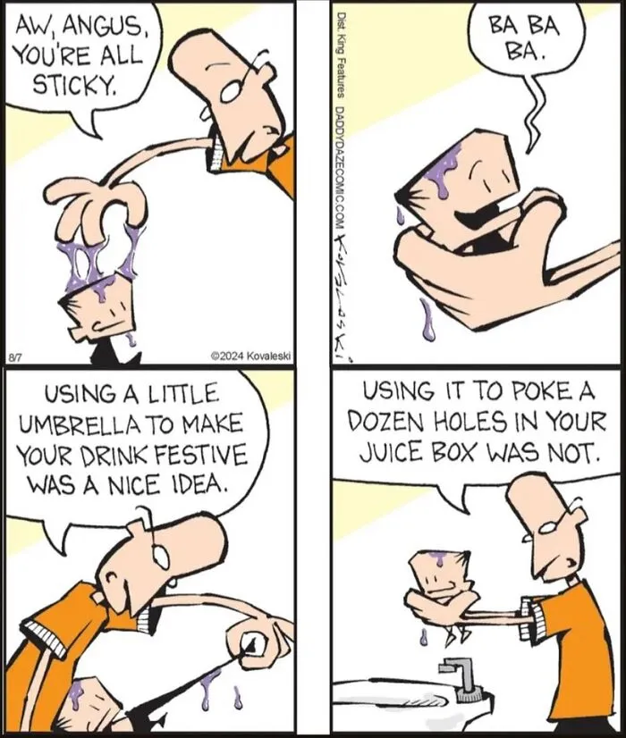 30 “Daddy Daze” Comics That Turn The Relatable Moments Of Parenthood Into Humor