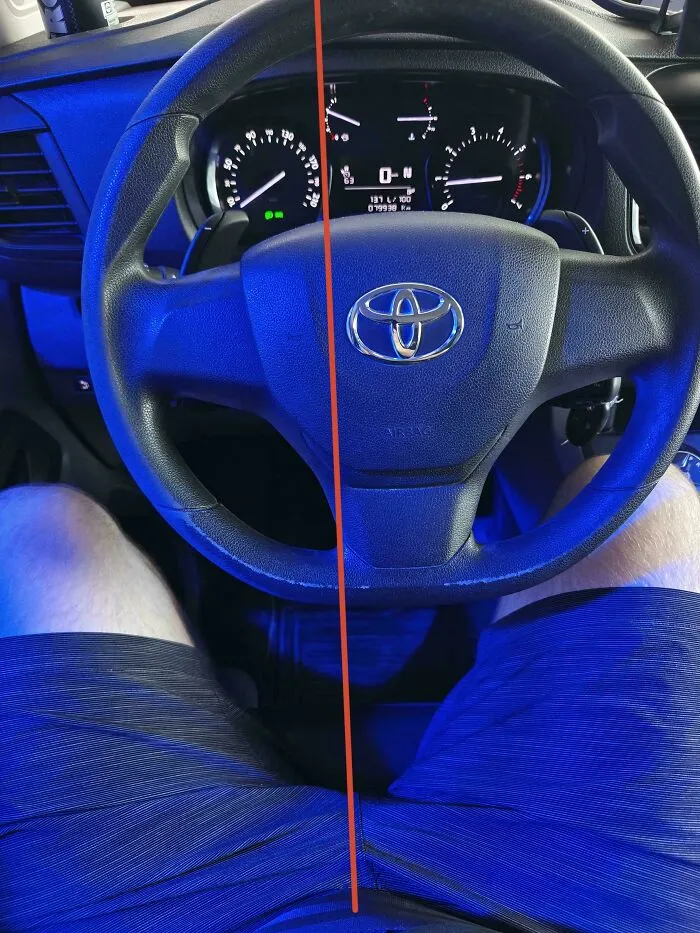 Toyota Proace Does Not Have Its Drivers Seat Centered To The Steering Wheel And Dashboard