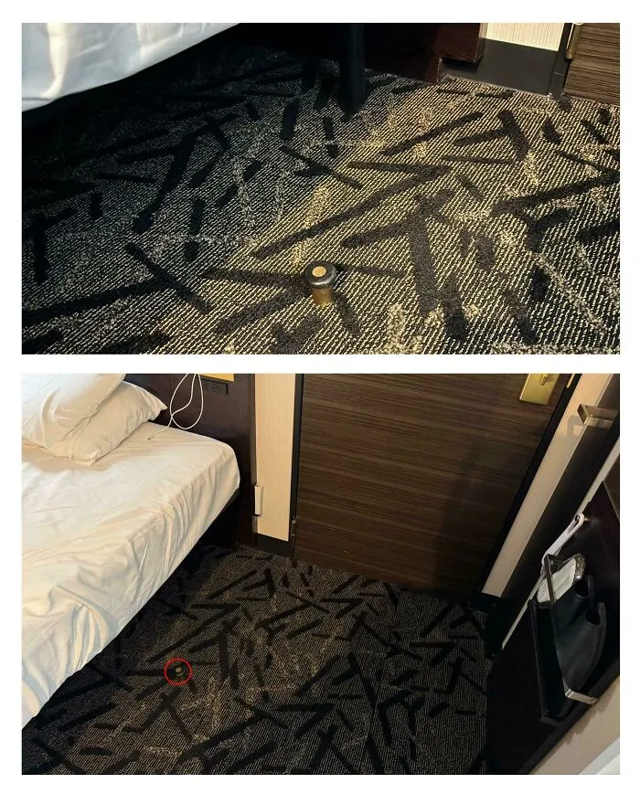 Perfectly Camouflaged Door Stopper To Stub Your Toes