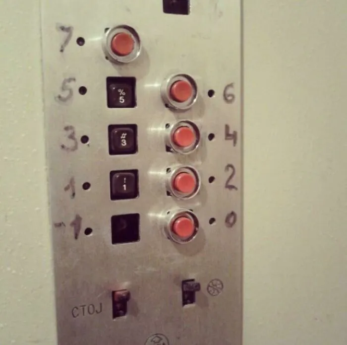 Slavic Engineering In A Lift