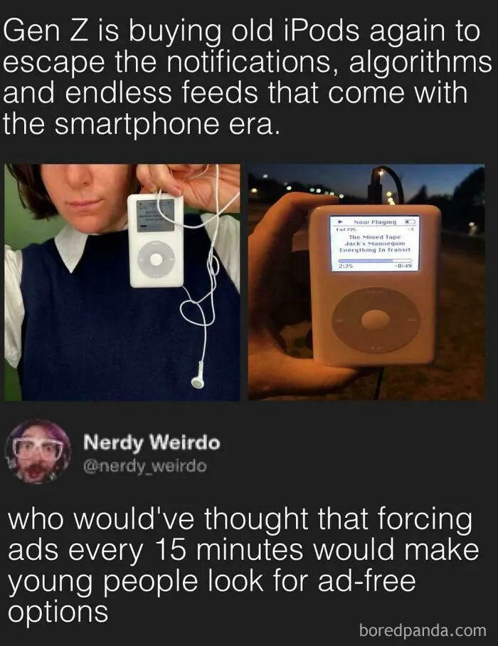 Gen Z buys old iPods to avoid smartphone notifications and ads