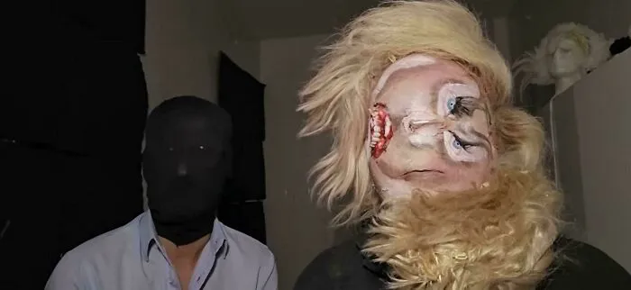 Disturbing and awful creations featured in surreal face paint and mask art.