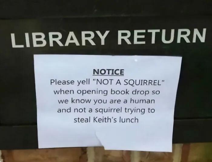 Library Sign