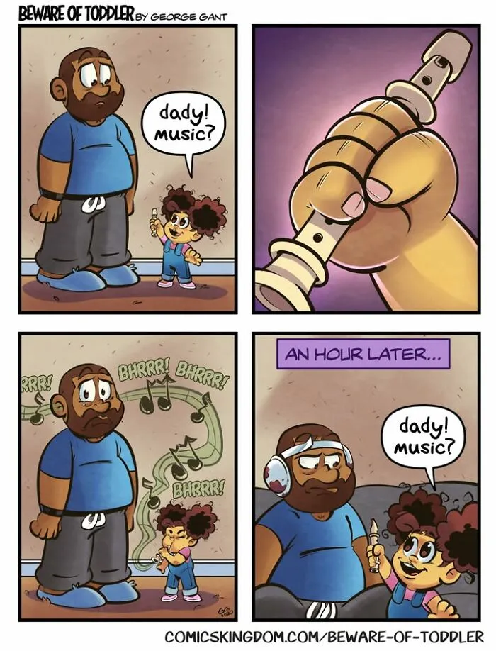 This Artist Drew 29 Comics Showing The Chaos Of Parenting A Toddler (New Pics)