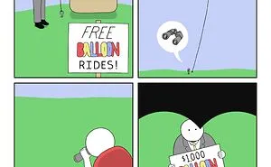 28 Weirdly Wonderful Comics By This Artist Where The Punchline Is Never Quite What You Expect