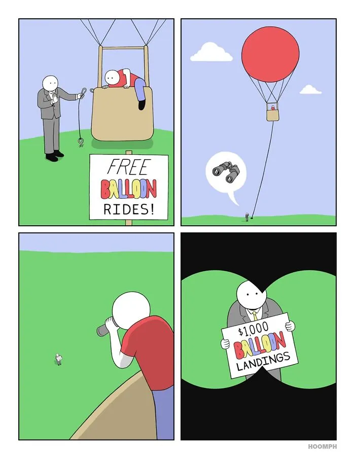 28 Weirdly Wonderful Comics By This Artist Where The Punchline Is Never Quite What You Expect