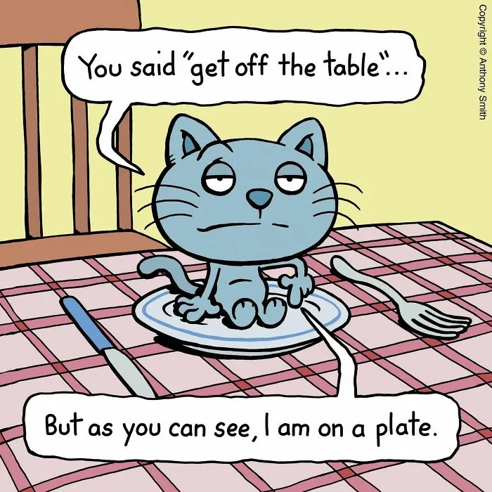 ‘Cattitude’: 30 New Funny Comics By This Artist Showcasing Daily Struggles In A Cat’s Life
