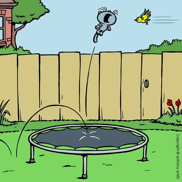 ‘Cattitude’: 30 New Funny Comics By This Artist Showcasing Daily Struggles In A Cat’s Life
