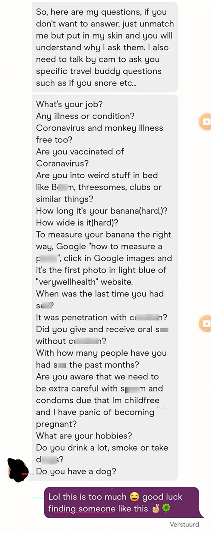 Just Your Normal 1st Chat Questions