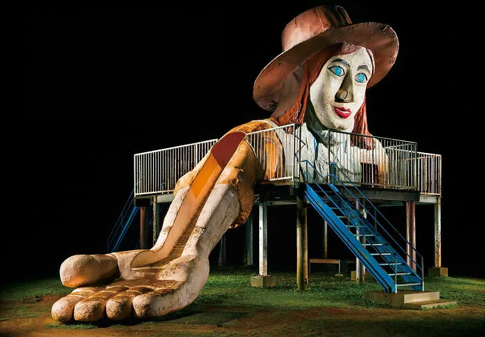 Japan's Vanishing Playground Sculptures Come Alive At Night By Fujio Kito (30 Pics)
