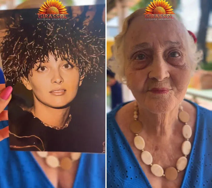 29 Seniors From Brazilian Nursing Homes Share Touching Glimpses Of Who They Were Years Ago
