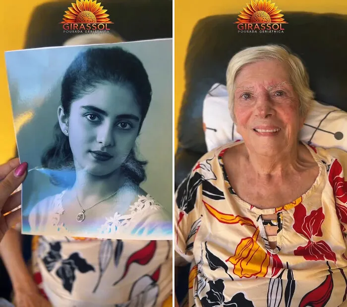 29 Seniors From Brazilian Nursing Homes Share Touching Glimpses Of Who They Were Years Ago