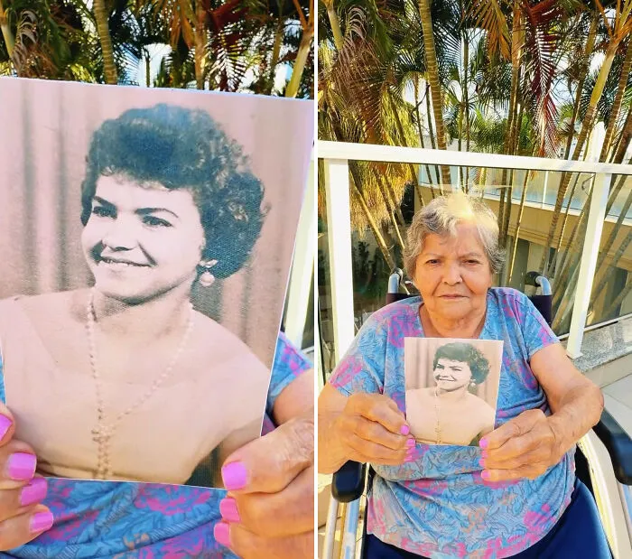 29 Seniors From Brazilian Nursing Homes Share Touching Glimpses Of Who They Were Years Ago