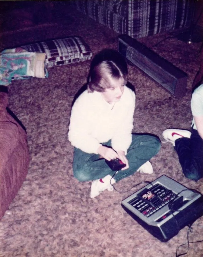 Boy Playing Video Game