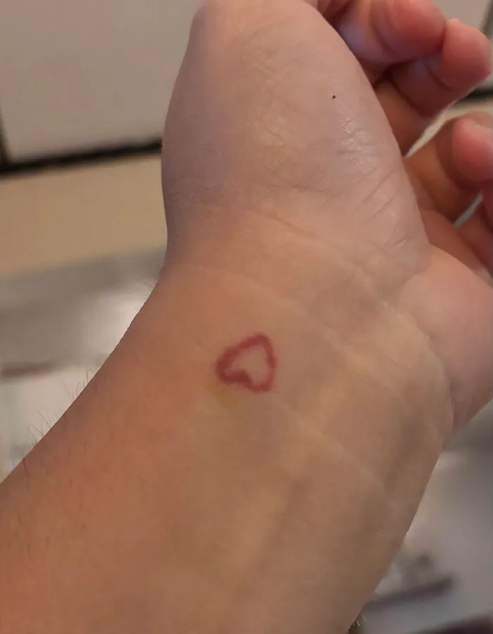 I Miscarried. I Drew The Heart, Their Dad Tattooed It. It’s On My Pulse, As Long As My Heart Beats So Will Theirs