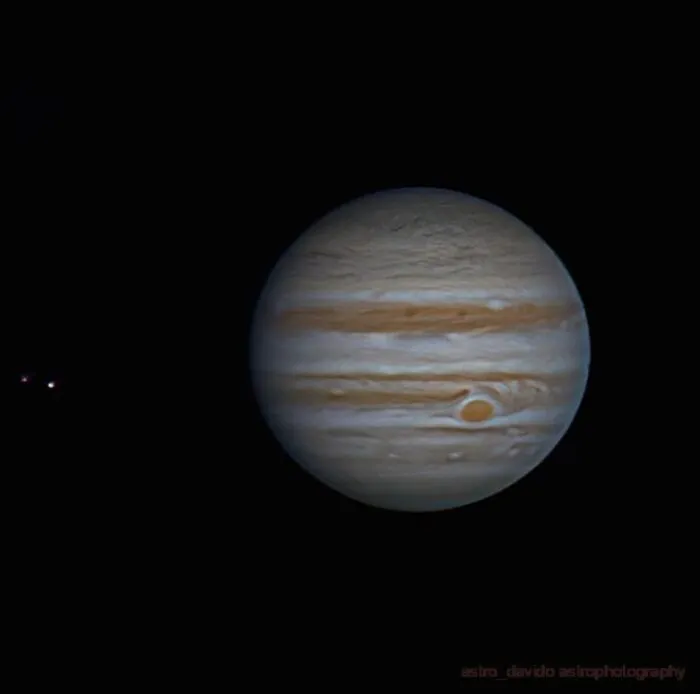 Jupiter W/ Io & Europa
