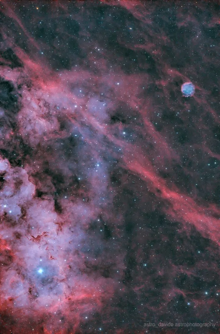 Sh2115 W/ Abell 71
