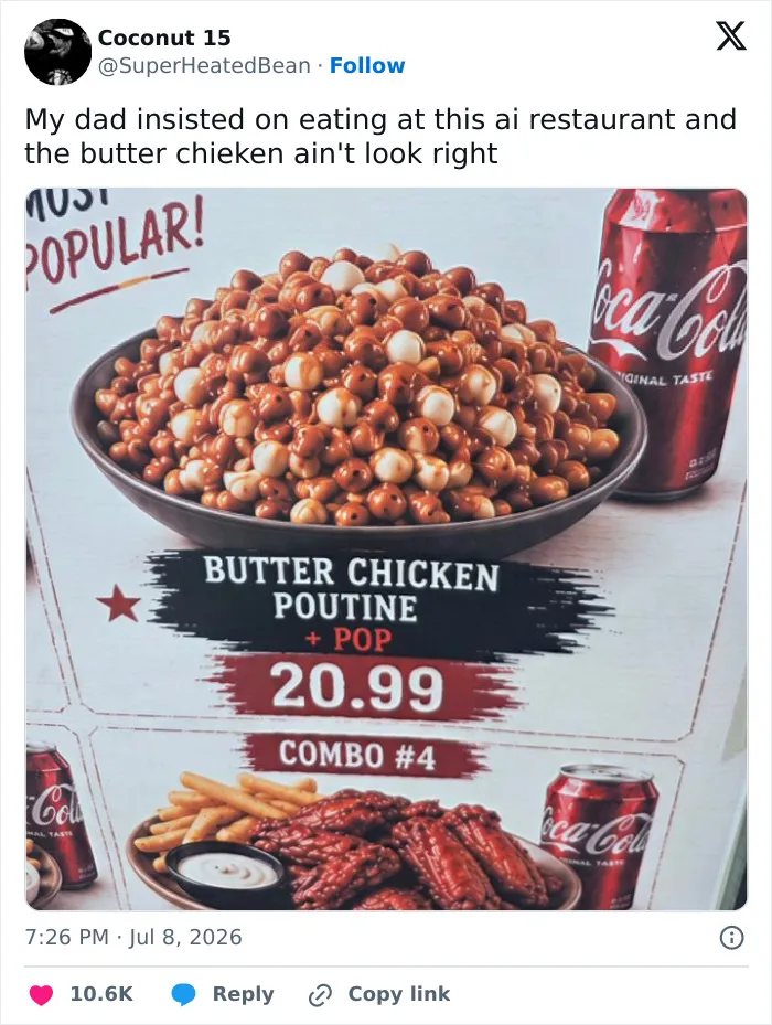 61 Restaurants Promote Their Food With AI Images That Leave Customers Seriously Confused