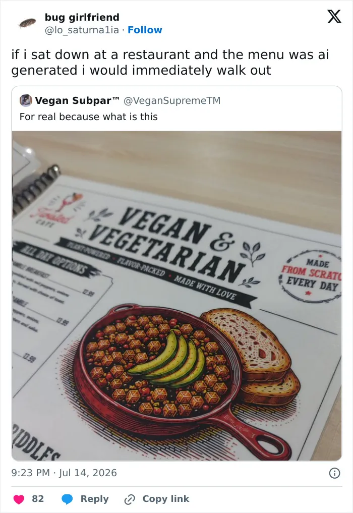 61 Restaurants Promote Their Food With AI Images That Leave Customers Seriously Confused