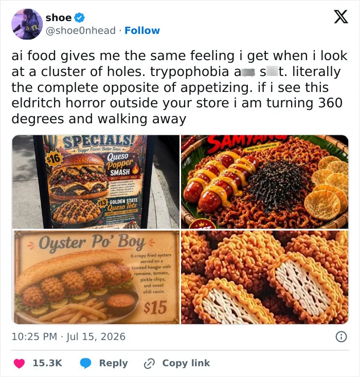 61 Restaurants Promote Their Food With AI Images That Leave Customers Seriously Confused