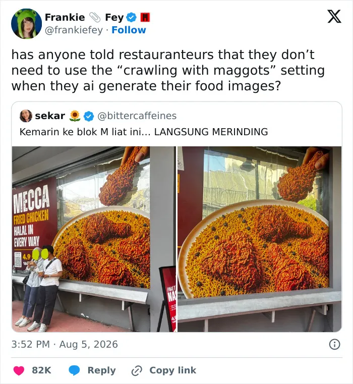 61 Restaurants Promote Their Food With AI Images That Leave Customers Seriously Confused