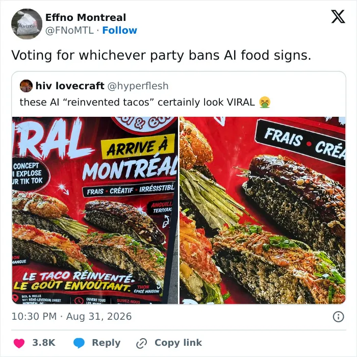 61 Restaurants Promote Their Food With AI Images That Leave Customers Seriously Confused