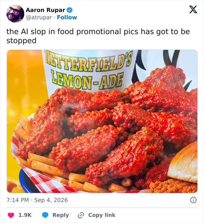 61 Restaurants Promote Their Food With AI Images That Leave Customers Seriously Confused