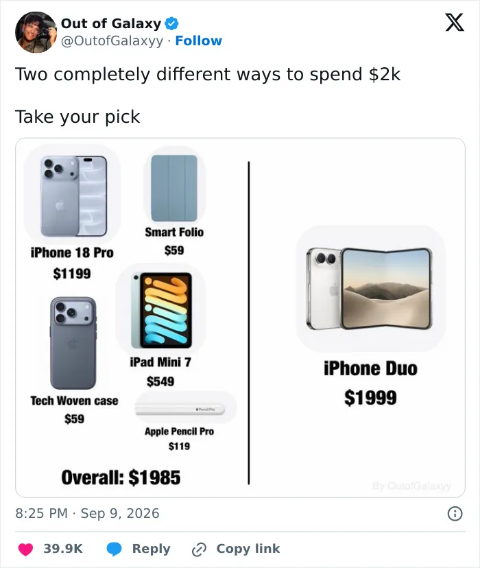 Apple Turns Into A Mockery After Launching Foldable iPhone, The Most Savage Yet Hilarious Reactions Are Here