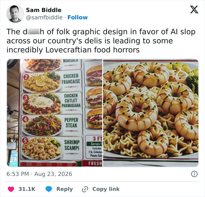 61 Restaurants Promote Their Food With AI Images That Leave Customers Seriously Confused