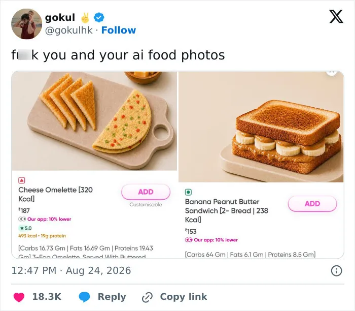 61 Restaurants Promote Their Food With AI Images That Leave Customers Seriously Confused