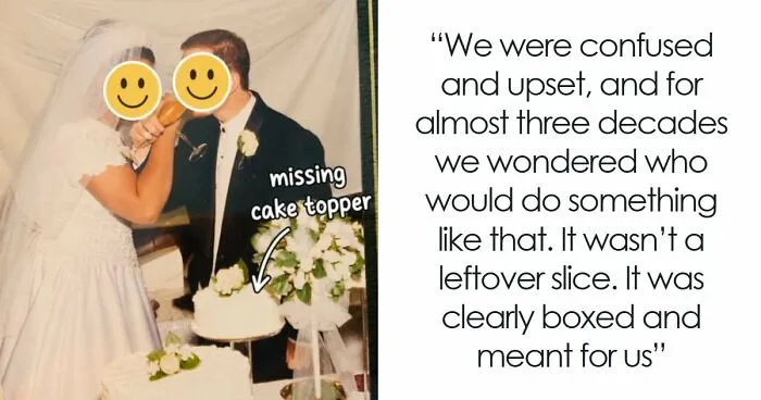 A 28-Year-Old Wedding Cake Mystery Gets Accidentally Solved, Leaves Bride Even More Upset