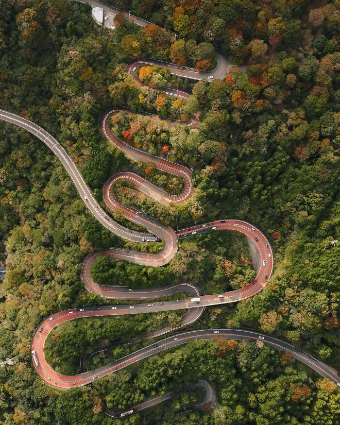 Itap Of A Road In Japan