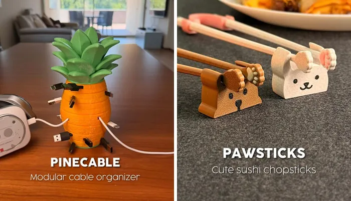 45 Clever Inventions This Person Made At Home With Nothing But A 3D Printer
