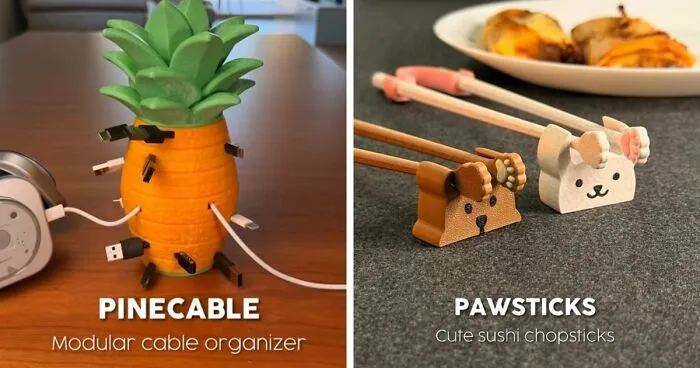45 Clever Inventions This Person Made At Home With Nothing But A 3D Printer