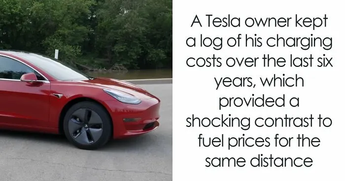 Guy Exposes Shocking Price Difference Between Charging Tesla For 75k Miles Versus Paying For Gas