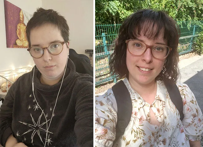 Left: 2024, Diagnosed With Severe Agoraphobia, Not Able To Live My Life Right: Recent, I'm Mostly Happy And Beat Agoraphobia, Working As A Teacher And Lost > 20 Kg