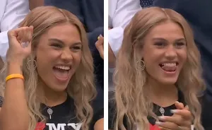 Woman Dancing At US Open Becomes Viral Sensation Only To Stun Viewers When They Learn Who Her Dad Is